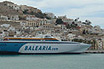 Balearia Faehre Im Hafen Von Ibiza