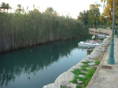 Channels and small boats ibiza photo