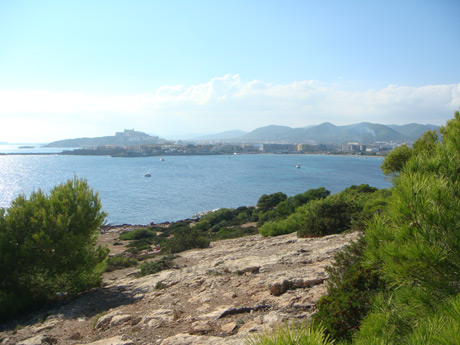 View from ibiza island photo